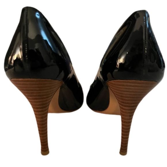 NWT $450* Stuart Weitzman | Power | Black Patent Leather | Heels | Size 9.5 - Picture 8 of 11